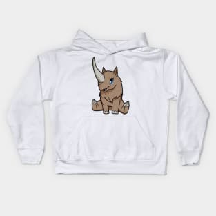 Kawaii Elasmotherium Kids Hoodie